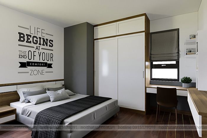 Mẫu nội thất chung cư 70m2 tại Mỹ Đình Pearl cho chị Minh