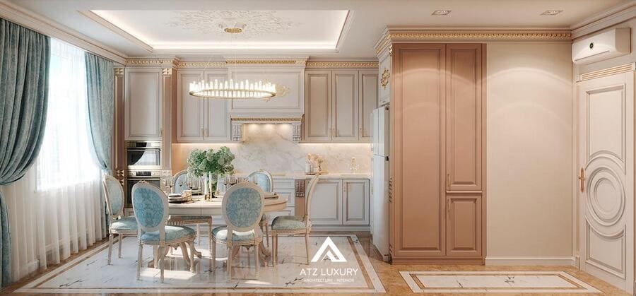 phong-cach-thiet-ke-noi-that-chung-cu-co-dien (2) thiết kế nội thất chung cư cổ điển