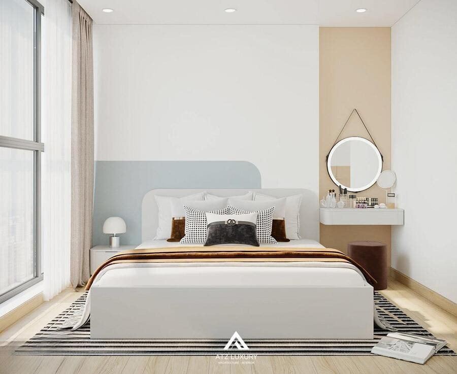 phong-cach-thiet-ke-noi-that-chung-cu-color-block (4) phong cách nội thất chung cư color block