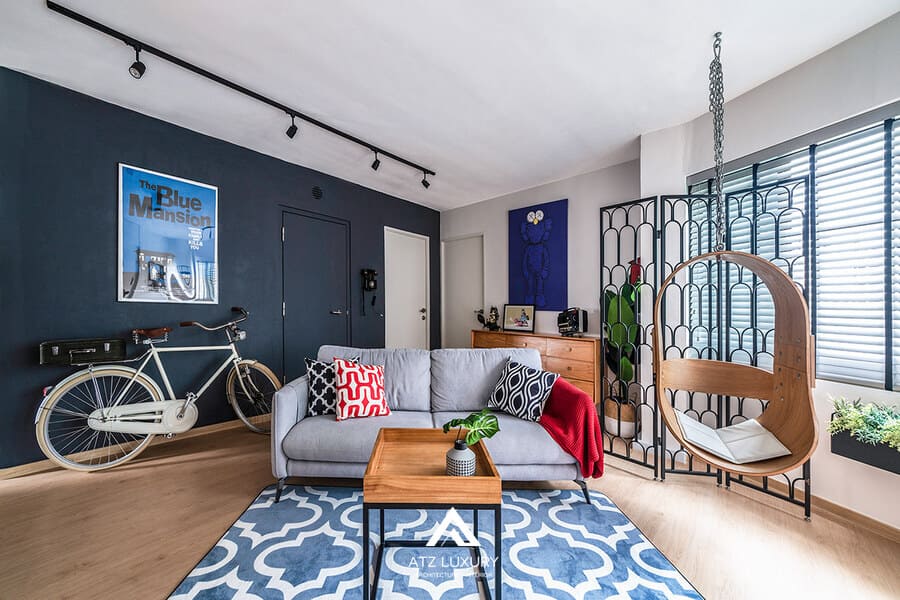 phong cách thiết kế nội thất chung cư retro (1) phong cách thiết kế nội thất chung cư retro