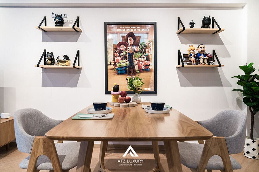 phong cách thiết kế nội thất chung cư retro (3) phong cách nội thất chung cư retro