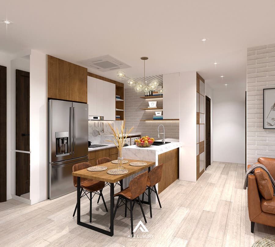 phong-cach-thiet-ke-noi-that-chung-cu-rustic (3) phong cách thiết kế chung cư rustic