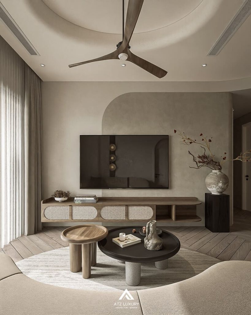 phong cách thiết kế nội thất chung cư wabi sabi (2) nội thất chung cư wabi sabi