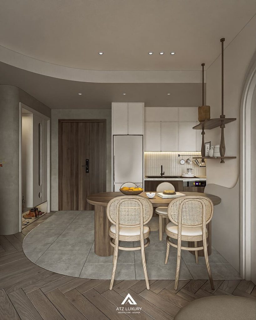 phong cách thiết kế nội thất chung cư wabi sabi (4) phong cách nội thất chung cư wabi sabi