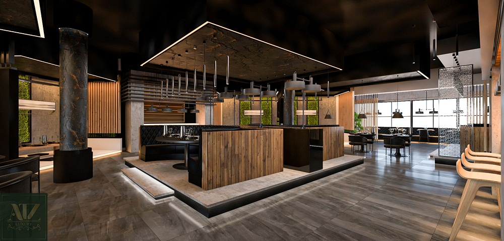 Thiết kế không gian nhà hàng Nhật theo phong cách hiện đại