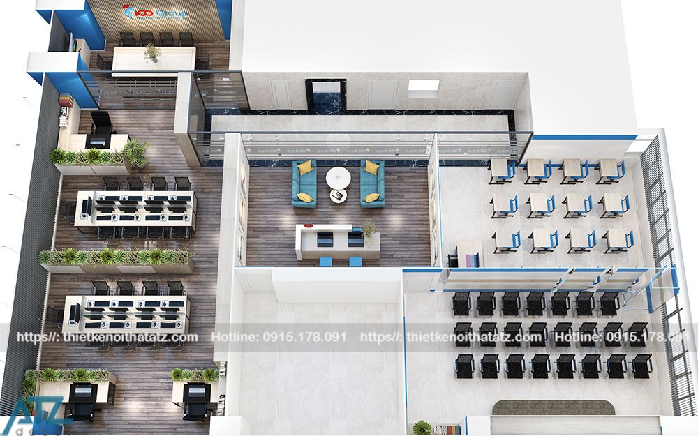 Thiết kế nội thất văn phòng 200m2 cho tập đoàn ICO GROUP Thiết kế nội thất văn phòng 200m2 cho tập đoàn ICO GROUP