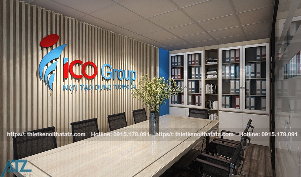 Thiết kế nội thất văn phòng 200m2 cho tập đoàn ICO GROUP Thiết kế nội thất văn phòng 200m2 cho tập đoàn ICO GROUP