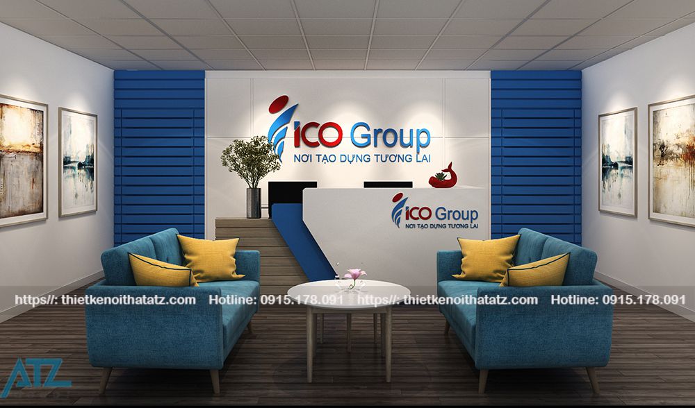 Thiết kế nội thất văn phòng 200m2 cho tập đoàn ICO GROUP Thiết kế nội thất văn phòng 200m2 cho tập đoàn ICO GROUP