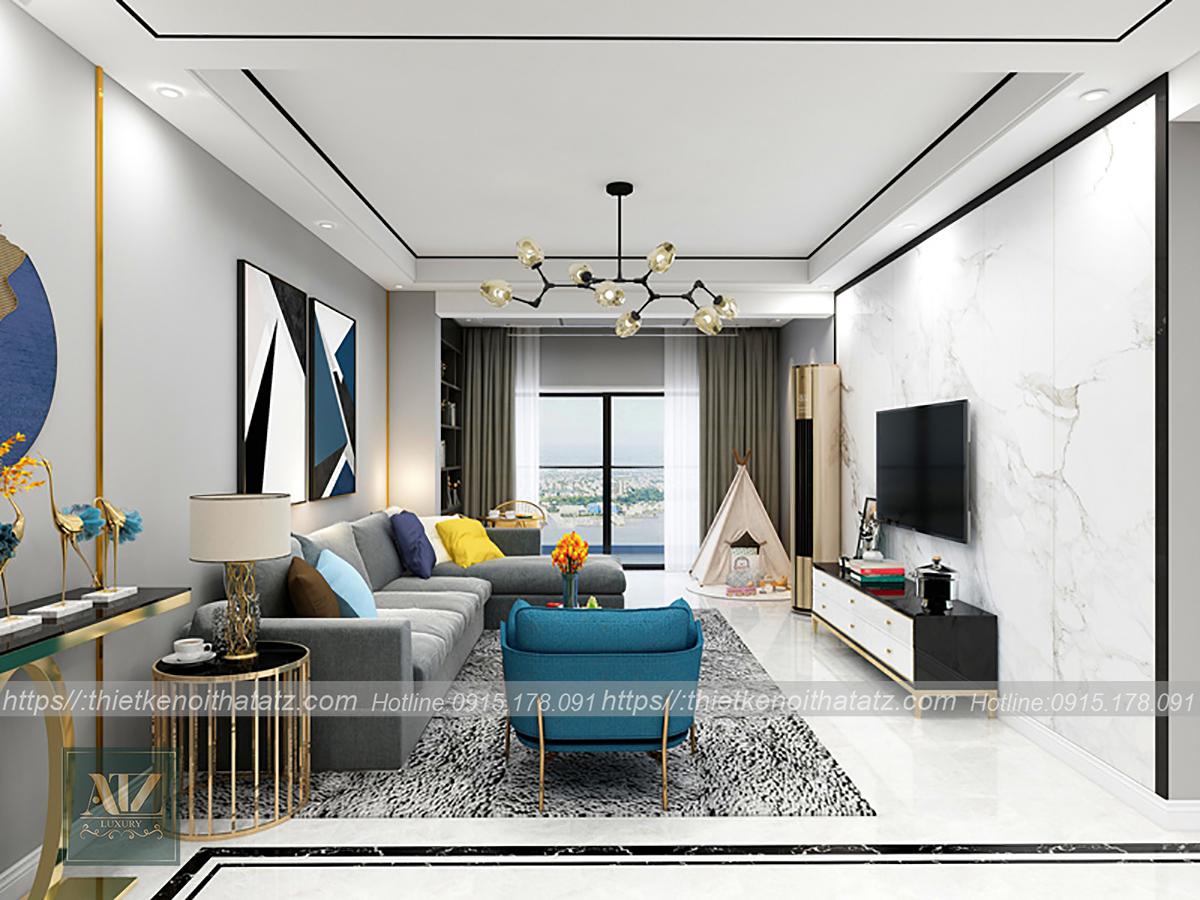Thiết kế nội thất 3 phòng ngủ tại chung cư Center Point Cho Anh Bình - Chị Duyên