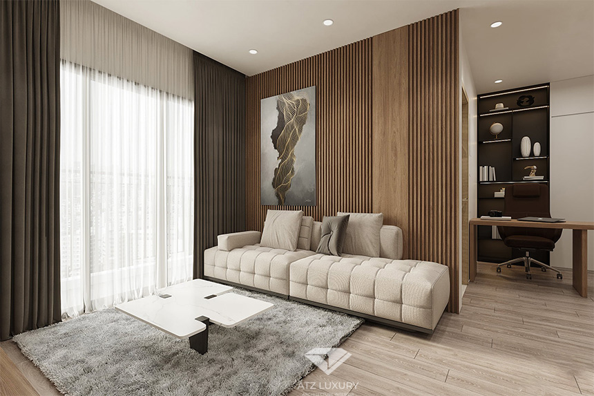 Bạn đang tìm kiếm một thiết kế nội thất chung cư 54m2 hiện đại? Dịch vụ thiết kế nội thất chuyên nghiệp sẽ giúp bạn thực hiện mong muốn của mình. Với tiêu chí tối ưu diện tích và phối màu hài hoà, đội ngũ kiến trúc sư sẽ tư vấn cho bạn cách thức sắp xếp không gian, từ đó tạo ra một ngôi nhà ấm cúng và thật hiện đại.