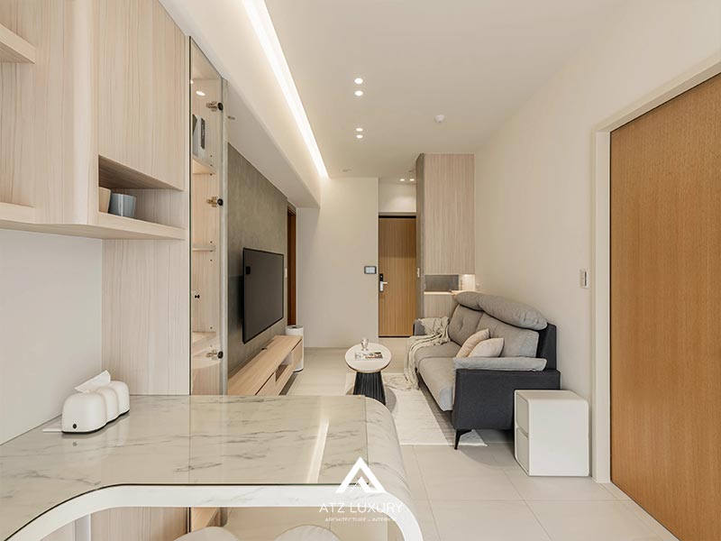 Mẫu thiết kế nội thất chung cư 37m2 nhỏ gọn, hiện đại và tối ưu công năng