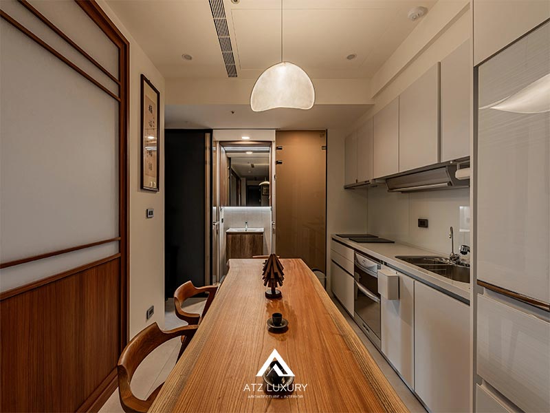 nội thất chung cư 52m2 phong cách Nhật