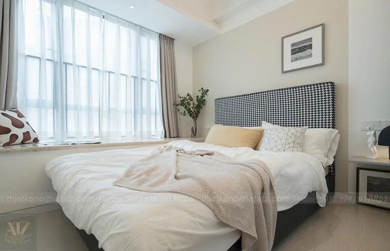 nội thất căn hộ chung cư 85m2 3 phòng ngủ hiện đại, sáng tạo