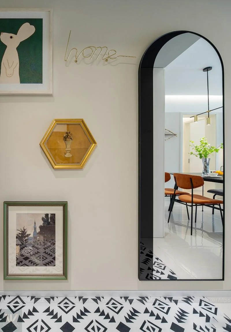 nội thất căn hộ 85m2 3 phòng ngủ hiện đại, sáng tạo