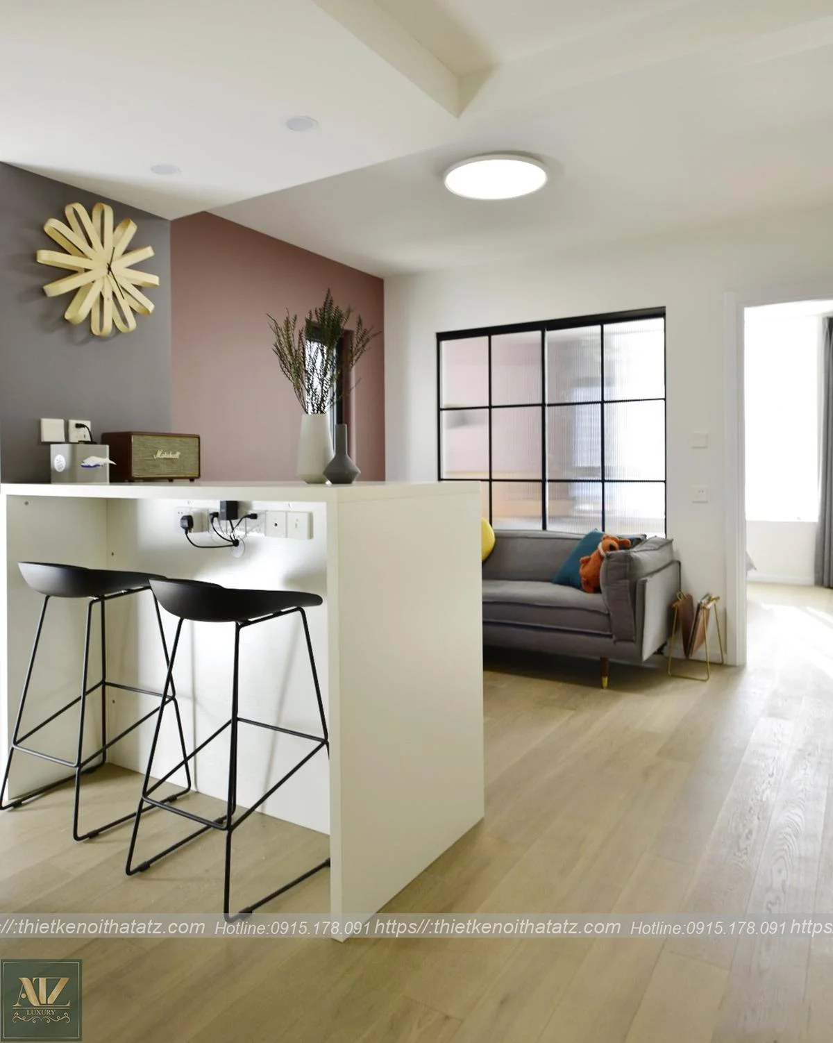 Thiết kế nội thất căn hộ chung cư mini 40m2 cải tạo không gian