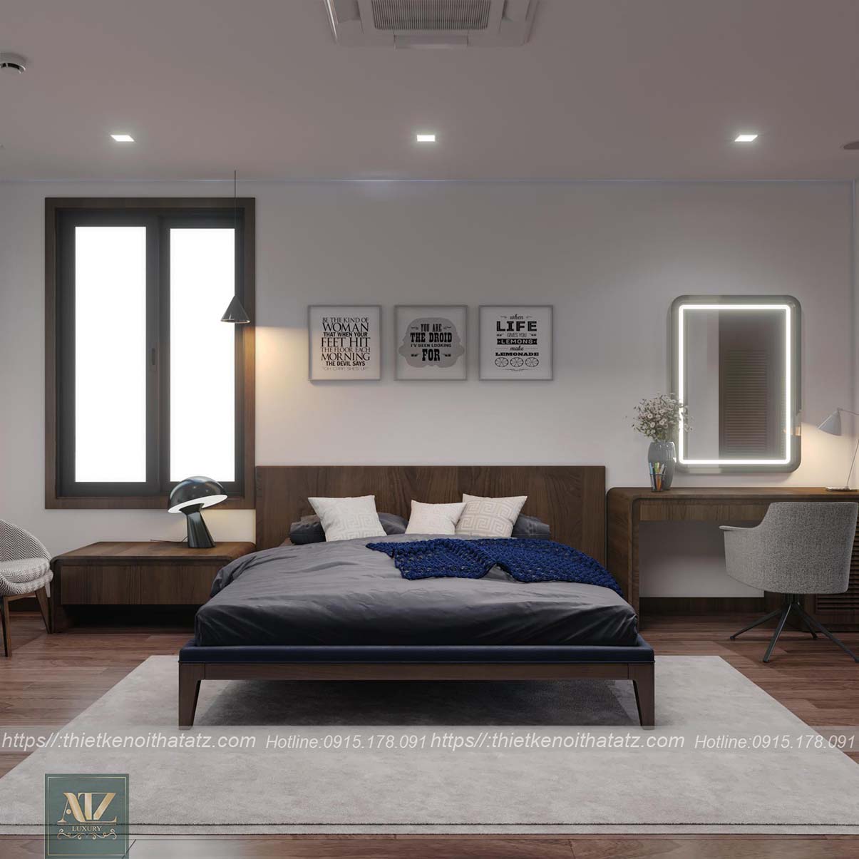 Mẫu chung cư 64m2 2 phòng ngủ tại Vinhomes Smart City