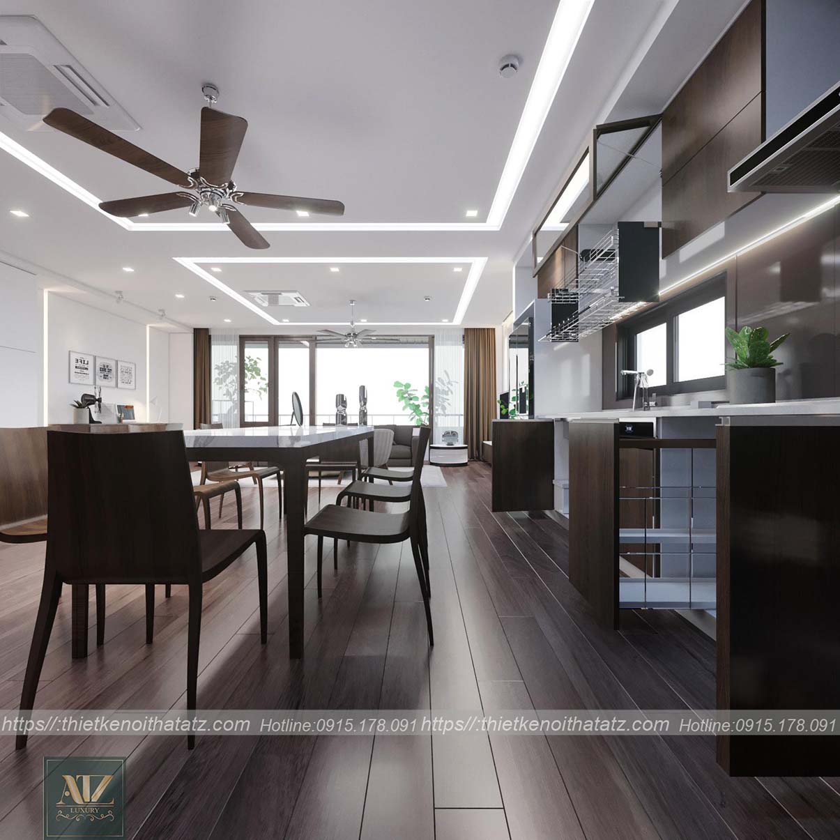 Mẫu chung cư 64m2 2 phòng ngủ tại Vinhomes Smart City