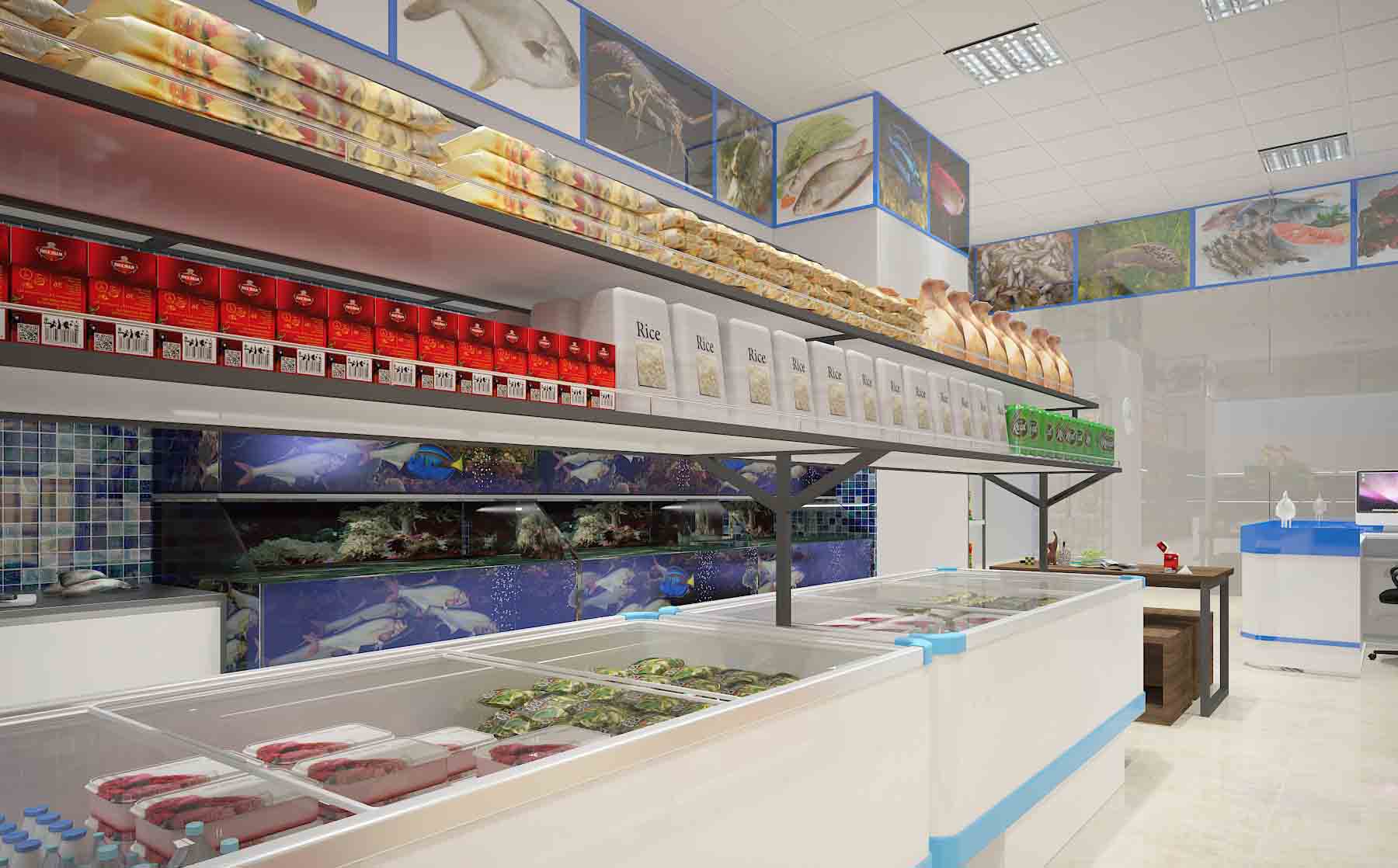 Tìm hiểu chi phí mở cửa hàng hải sản tươi sống diện tích 65m2