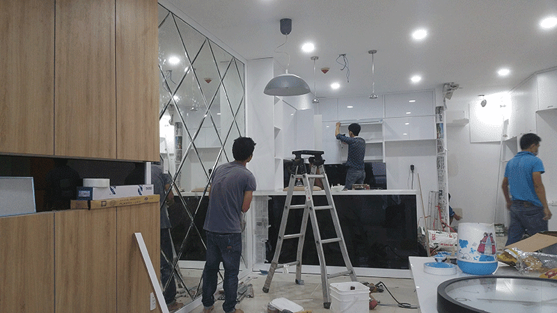 Thời gian thi công hoàn thiện nội thất chung cư