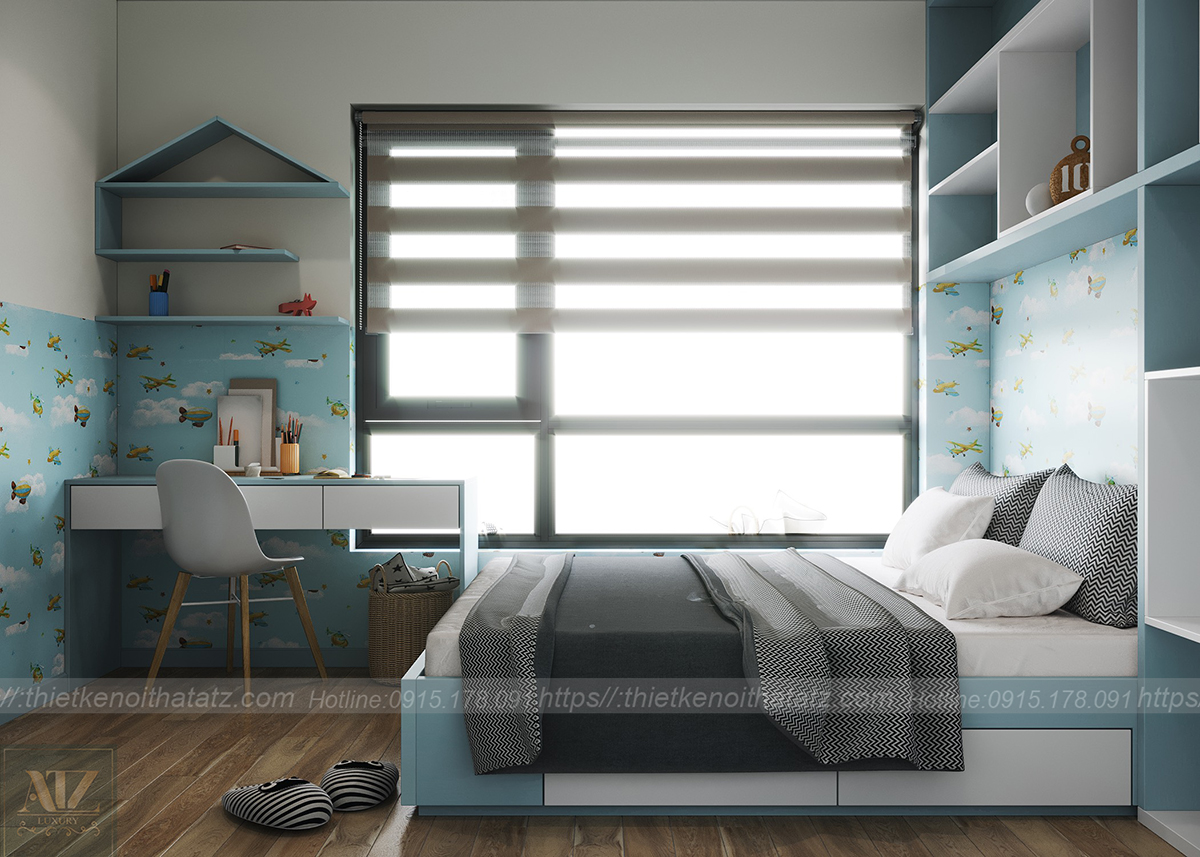 Mẫu chung cư 80m2 3 phòng ngủ tại Vinhomes Smart City Mẫu chung cư 80m2 3 phòng ngủ tại Vinhomes Smart City