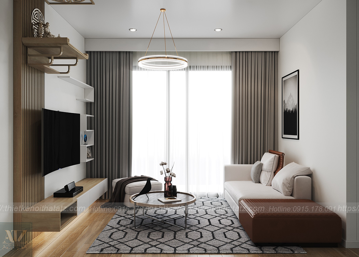Mẫu chung cư 80m2 3 phòng ngủ tại Vinhomes Smart City