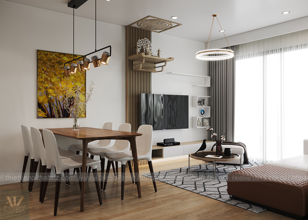 Mẫu chung cư 80m2 3 phòng ngủ tại Vinhomes Smart City Mẫu chung cư 80m2 3 phòng ngủ tại Vinhomes Smart City