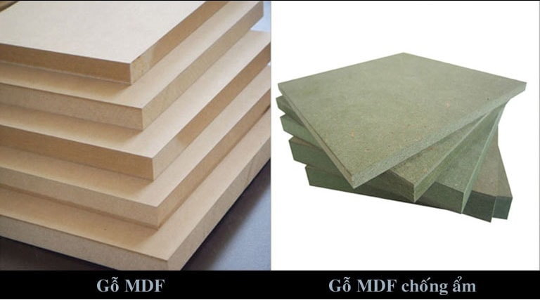 phân loại gỗ mdf