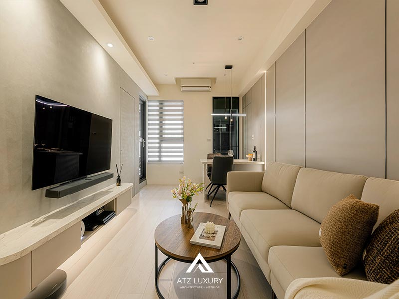 Top 5 mẫu thiết kế nội thất chung cư nhỏ tối ưu không gian插图1 mau thiet ke noi that chung cu nho 45m2 modern minimalism (2)