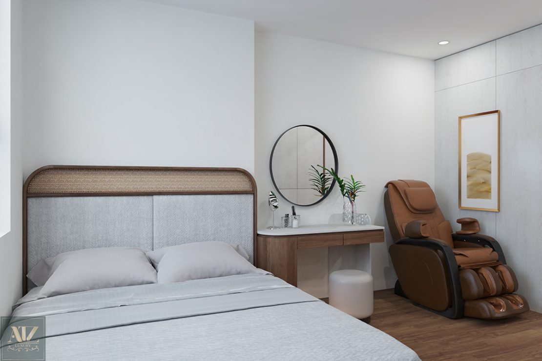 Mẫu chung cư Ngoại Giao Đoàn 134m2 cải tạo 4 PN thành 3 phòng ngủ