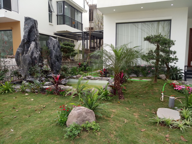 Xây dựng tiểu cảnh cho nhà hàng sân vườn