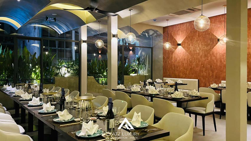 thiết kế nhà hàng kiểu Châu Âu