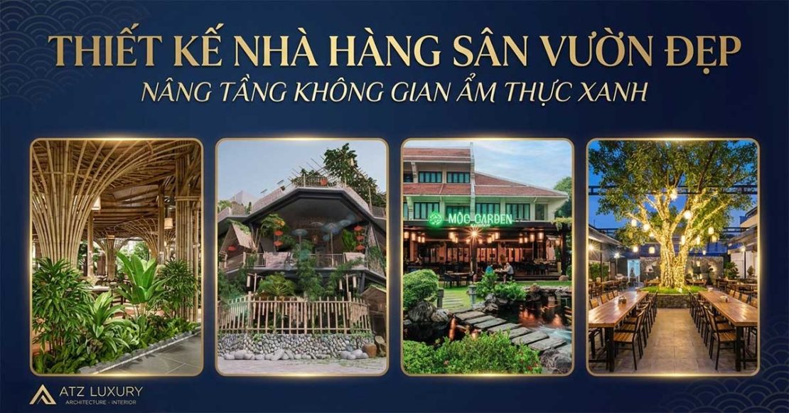 thiet ke nha hang san vuon dep