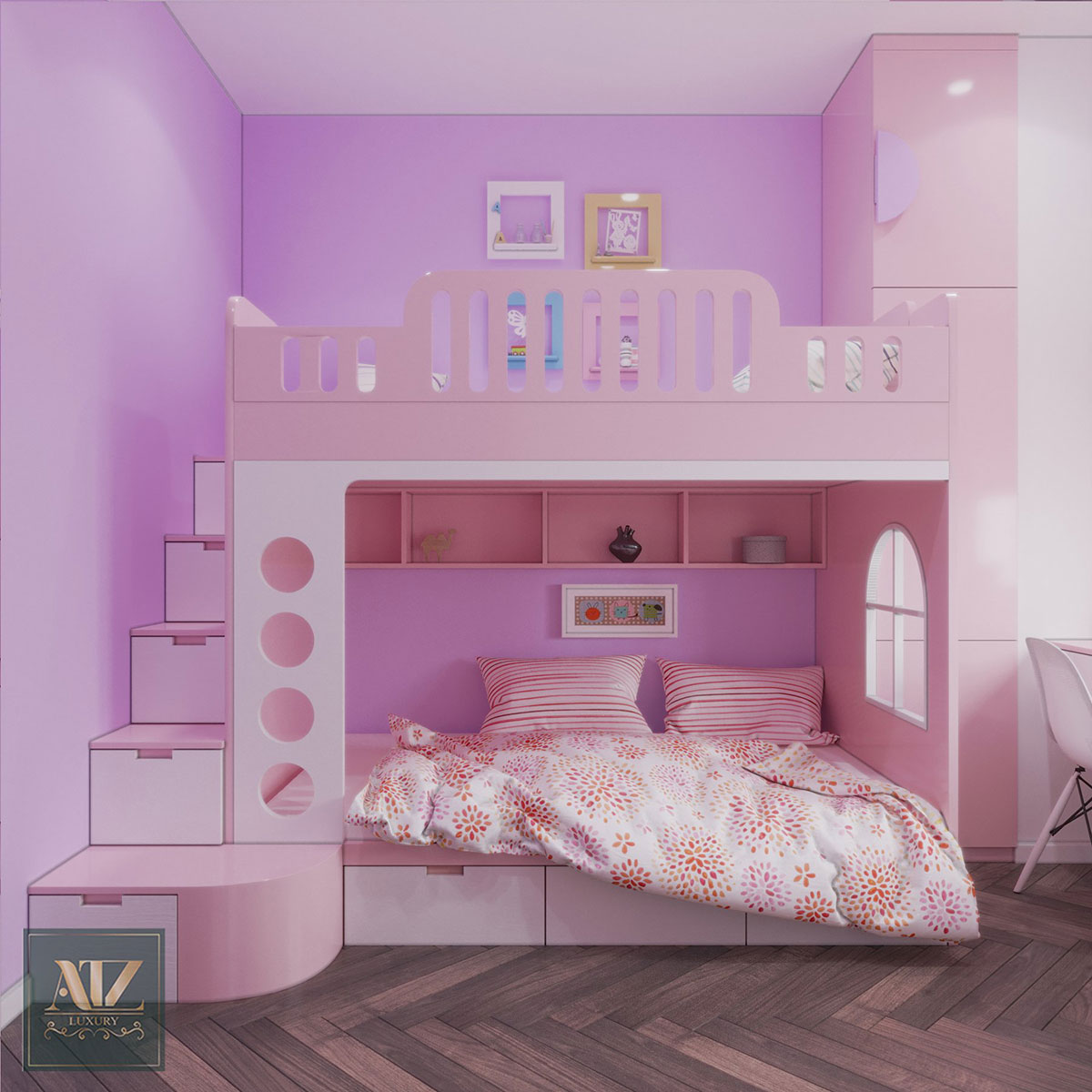 Mẫu nội thất căn hộ 55m2 tại CT2 Xa La Hà Đông phong cách Luxury