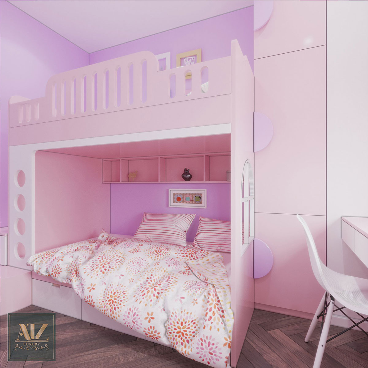 Mẫu nội thất căn hộ 55m2 tại CT2 Xa La Hà Đông phong cách Luxury