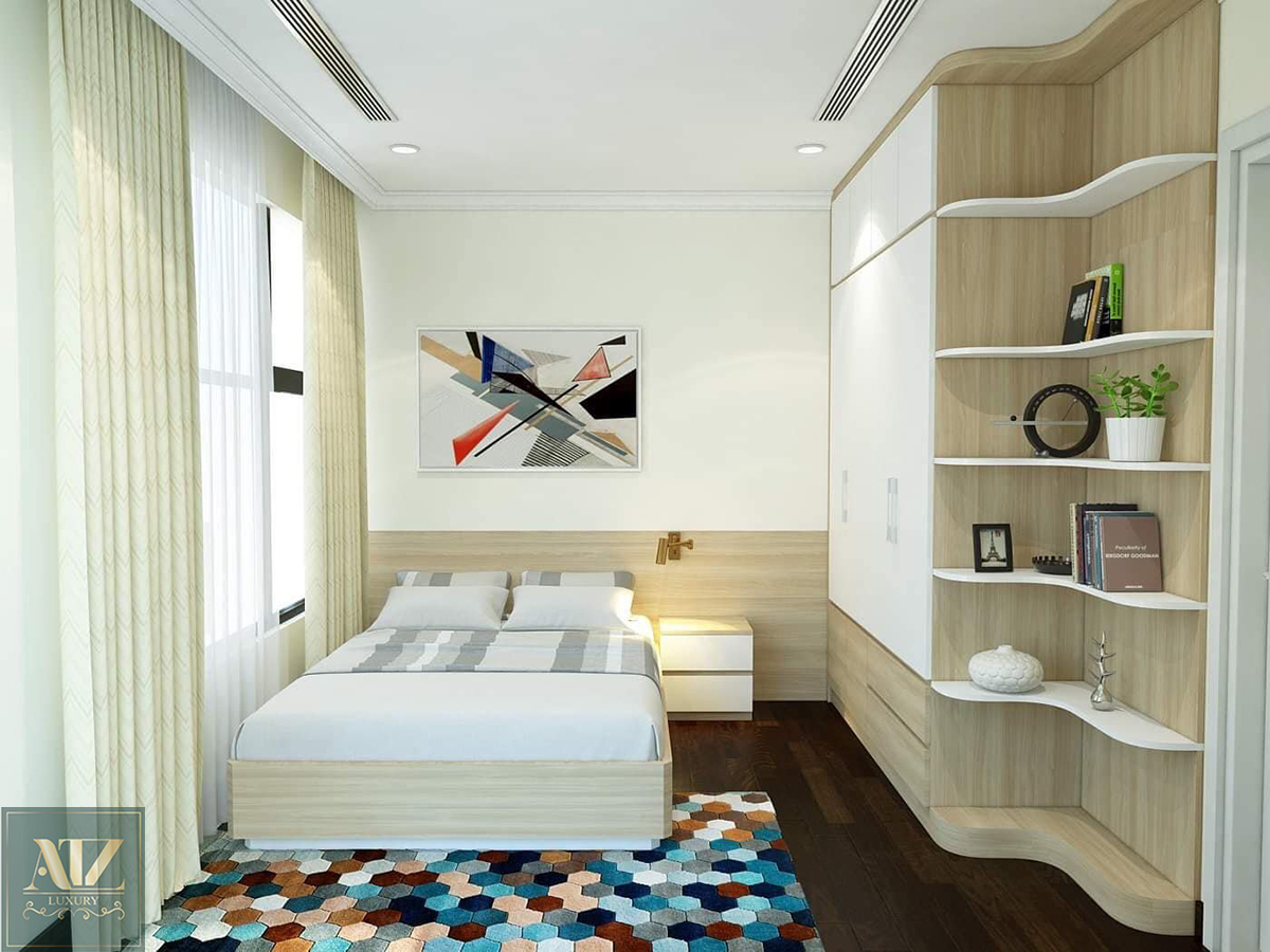 Mẫu nội thất căn hộ 60m2 tại The Vesta Phú Lãm, Hà Đông