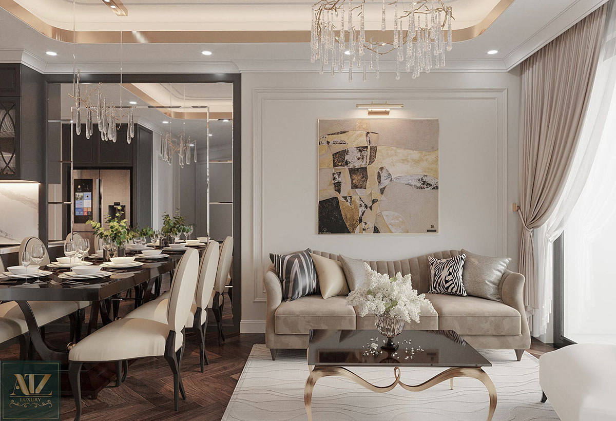 nội thất căn hộ 70m2 tại Vinhomes West Point cho anh Mạnh