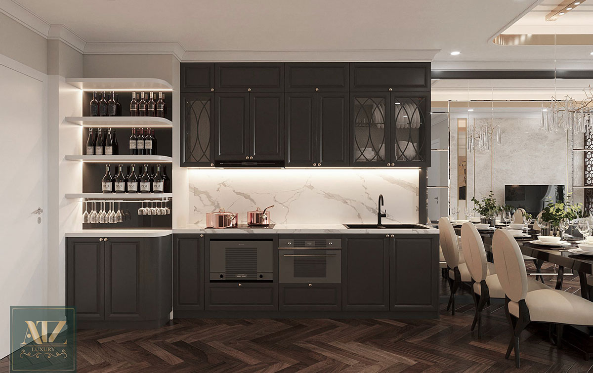 nội thất căn hộ 70m2 tại Vinhomes West Point cho anh Mạnh