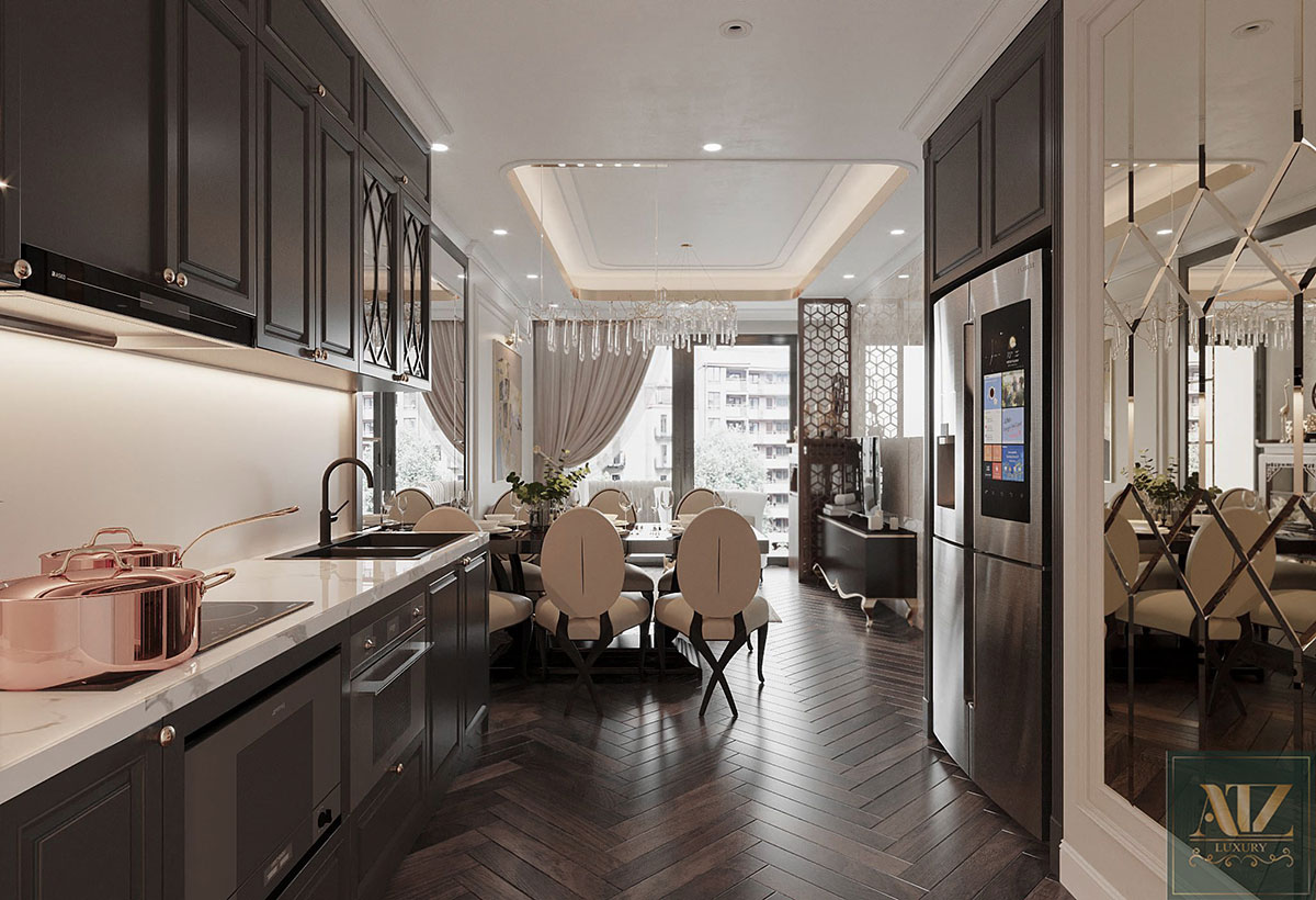 nội thất căn hộ 70m2 tại Vinhomes West Point cho anh Mạnh