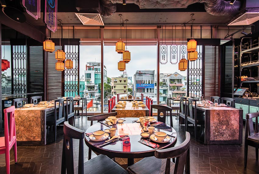 Thiết kế nội thất nhà hàng Trung Hoa ATZ LUXURY