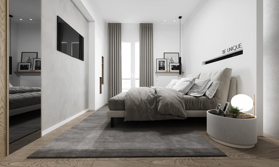 Mẫu thiết kế căn hộ 80m2 3 phòng ngủ bố trí không gian đẹp và sang trọng