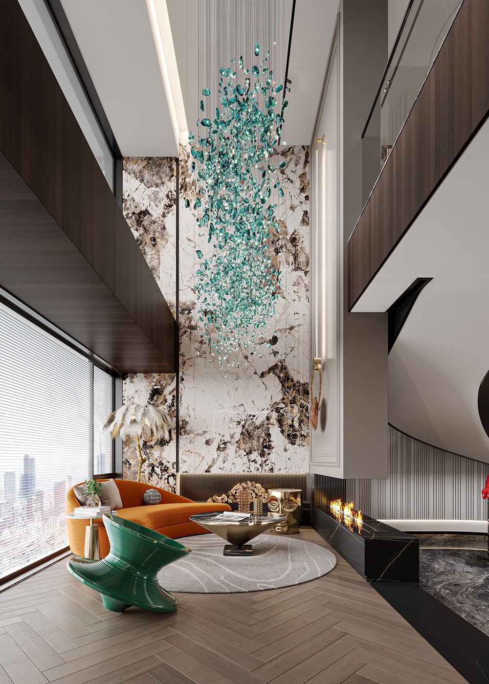 Thiết kế nội thất căn hộ Duplex phong cách Taiwan