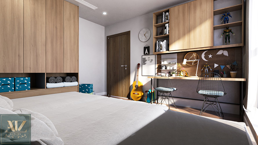 Mẫu chung cư 3 phòng ngủ 72m2 tại Sunshine City cho chị Mai