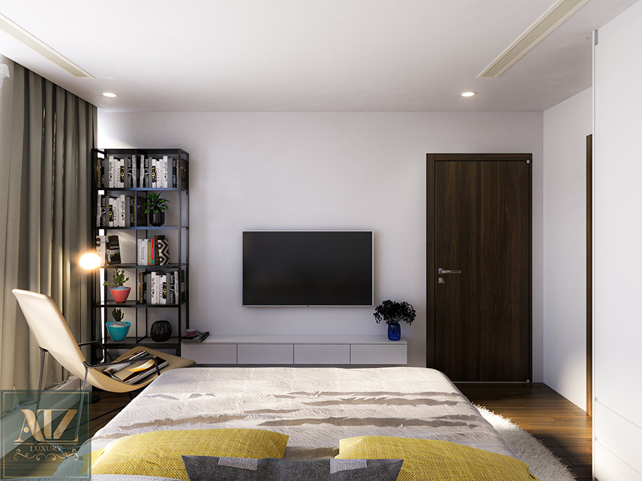 Mẫu chung cư 3 phòng ngủ 72m2 tại Sunshine City cho chị Mai