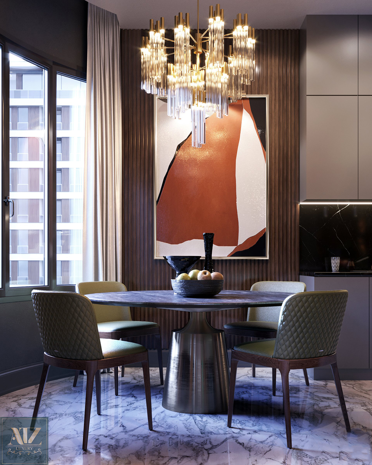 Mẫu chung cư 70m2 2 phòng ngủ tại Vinhomes Symphony Riverside