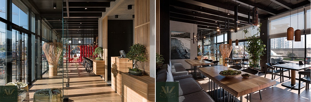 ATZ LUXURY hoàn thành dự án thiết kế nội thất nhà hàng Nhật Fujiwara Yoshi