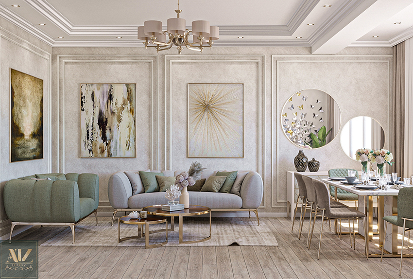 noi-that-nha-pho-tan-co-dien-nhe-nhang