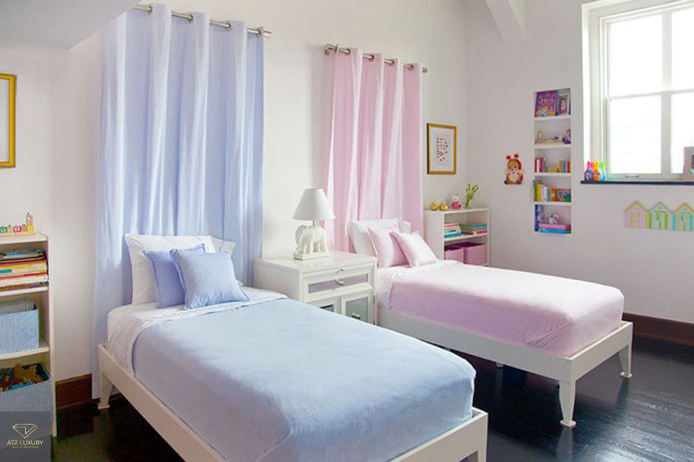Phòng ngủ cho bé phong cách thiết kế nội thát chung cư Ecopark hiện đại