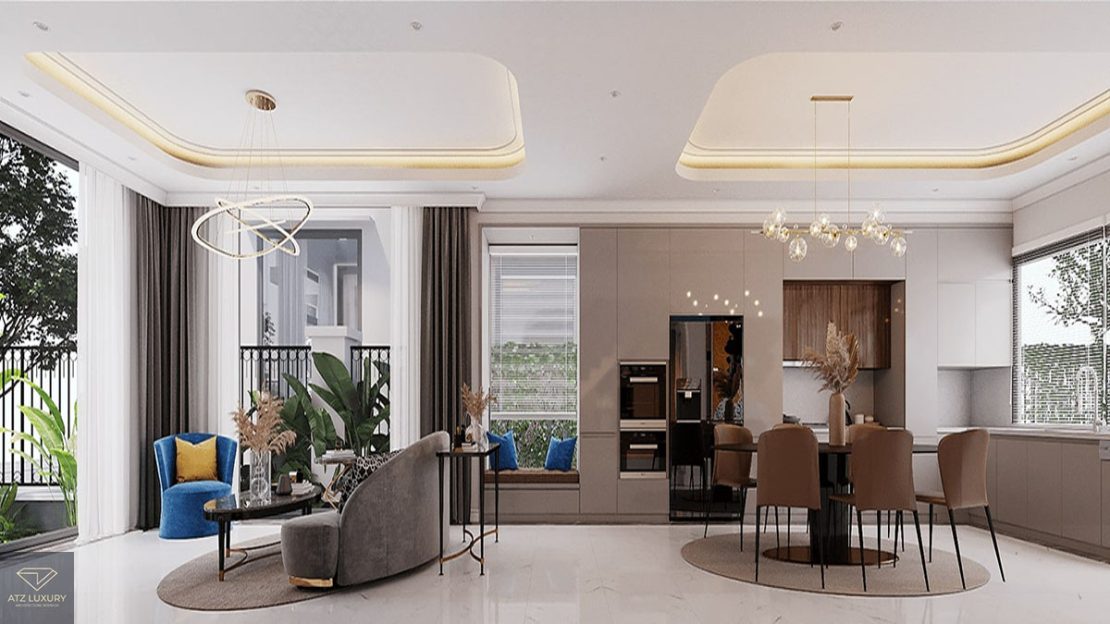 thiết kế nhà liền kề the manor central park