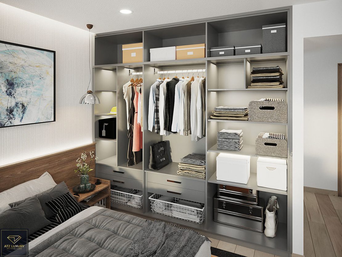 Thiết kế nội thất nhà phố 3 tầng 1 tum cho anh bảo