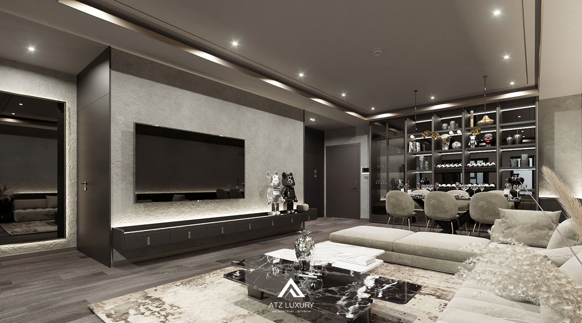 Thiết kế nội thất chung cư King Palace căn 94m2